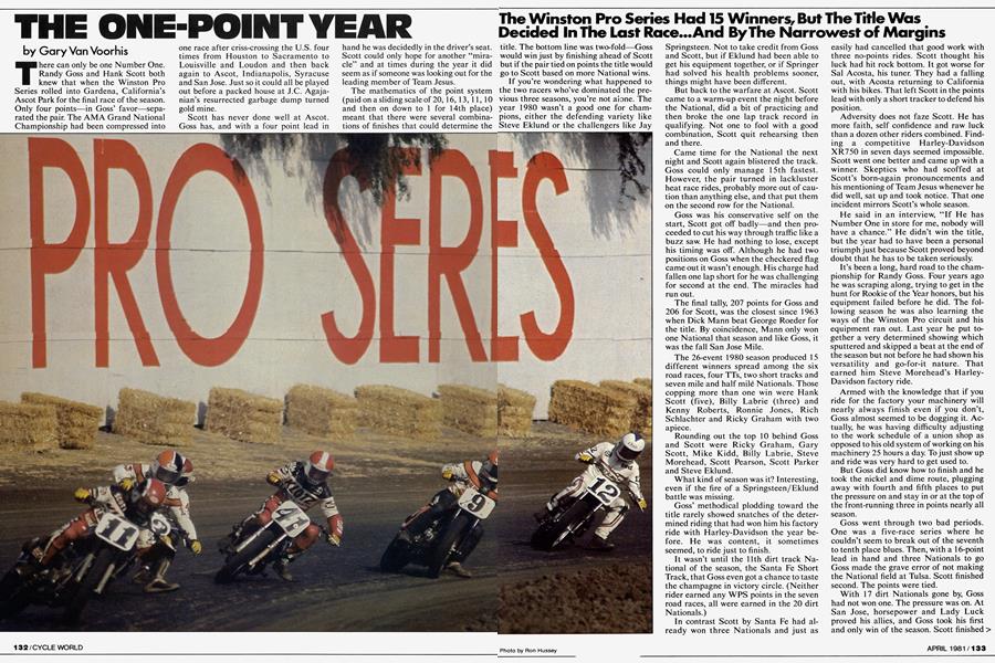 The One-Point Year
