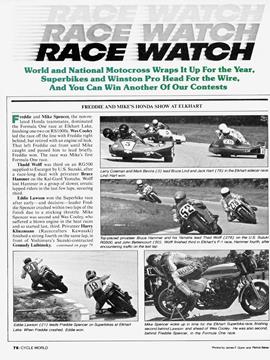 Race Watch, Page: 76 - NOVEMBER 1981 | Cycle World