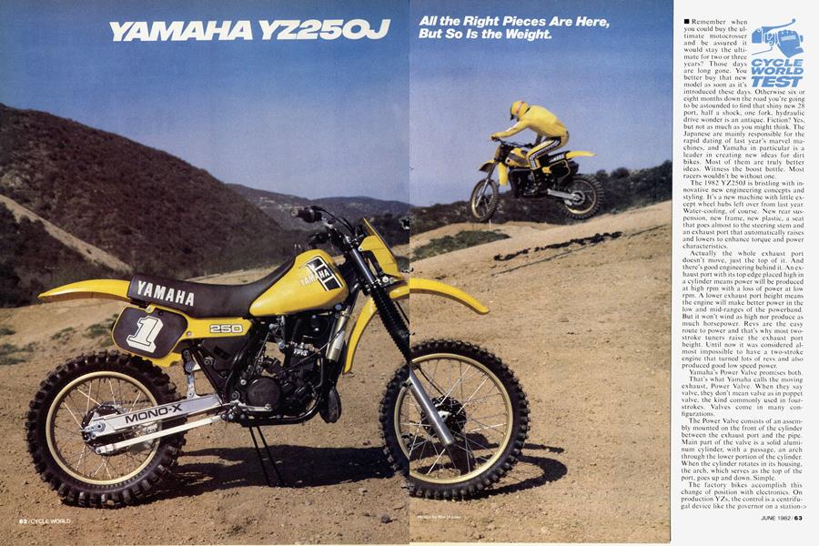 1982 yamaha outlet dirt bike