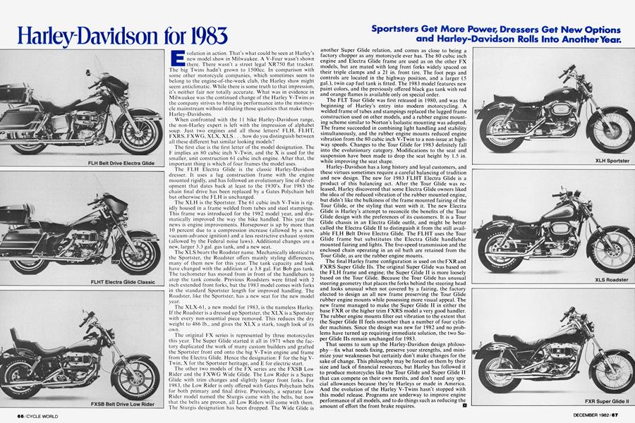 Harley-Davidson For 1983
