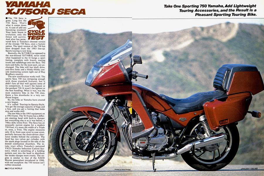 Yamaha Xj750rj Seca | Cycle World | JANUARY 1983