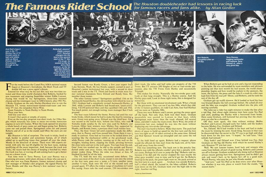 The Famous Rider School | Cycle World | MAY 1983