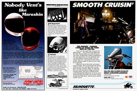 Marushin Helmets: Vt-911, Page: 20 - FEBRUARY 1985 | Cycle World