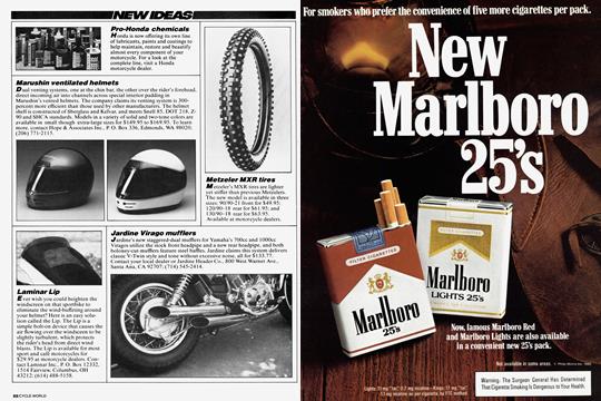 Philip Morris Inc.: Marlboro 25's, Page: 23 - MARCH 1985 | Cycle World