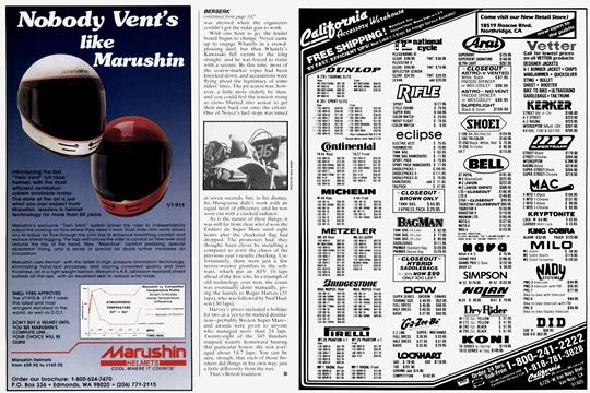 Marushin Helmets: Vt-911, Page: 106 - MARCH 1985 | Cycle World