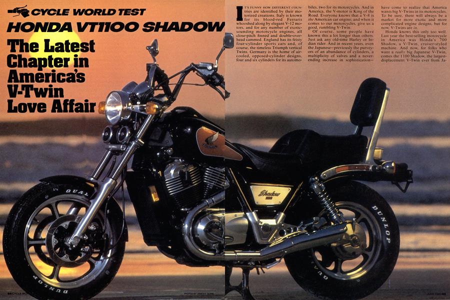 Honda Vt1100 Shadow | Cycle World | JUNE 1985