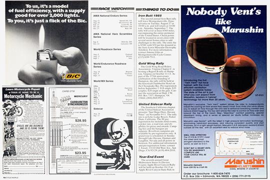 Marushin Helmets: Vt-911, Page: 71 - SEPTEMBER 1985 | Cycle World