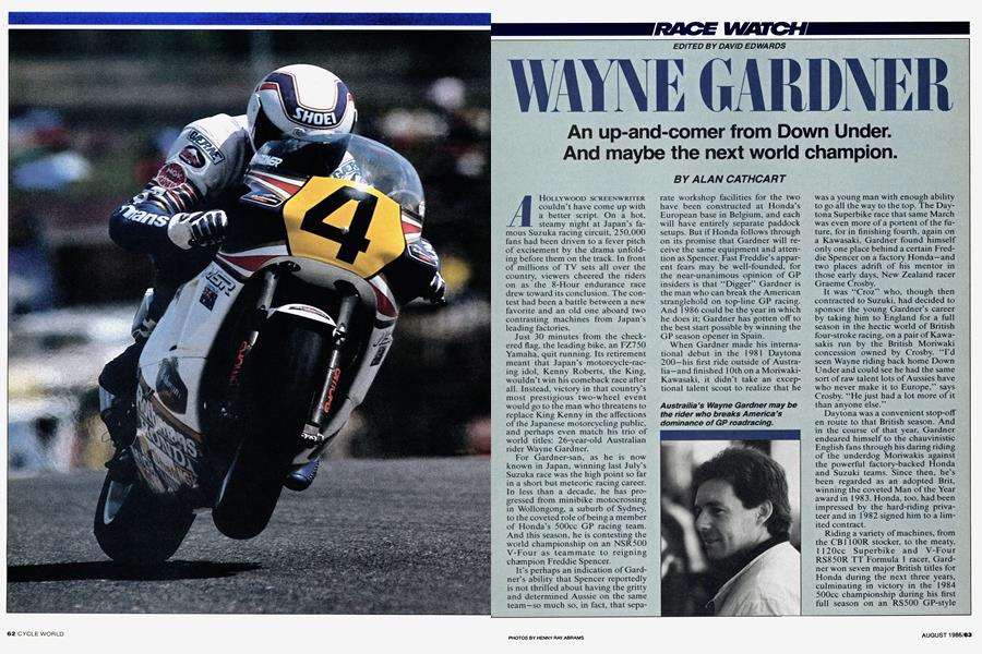 Wayne Gardner Cycle World August