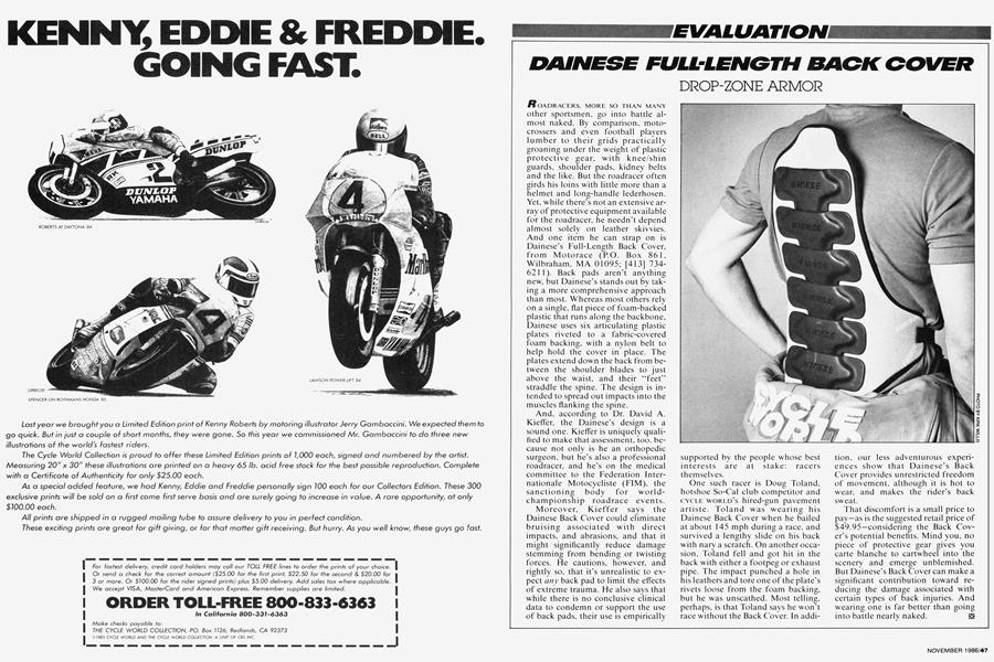 Dainese Full-Length Back Cover