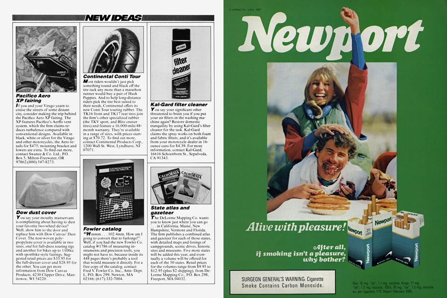 New Ideas | Cycle World | APRIL 1987
