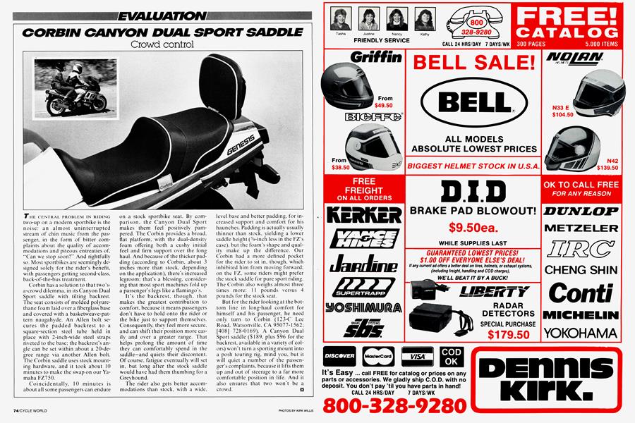 Corbin Canyon Dual Sport Saddle