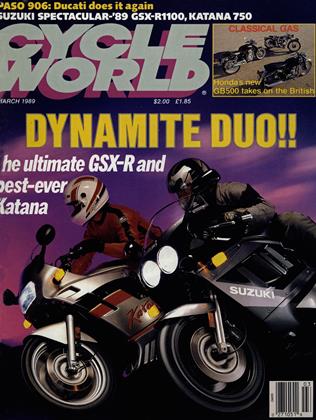 MARCH 1989 | Cycle World