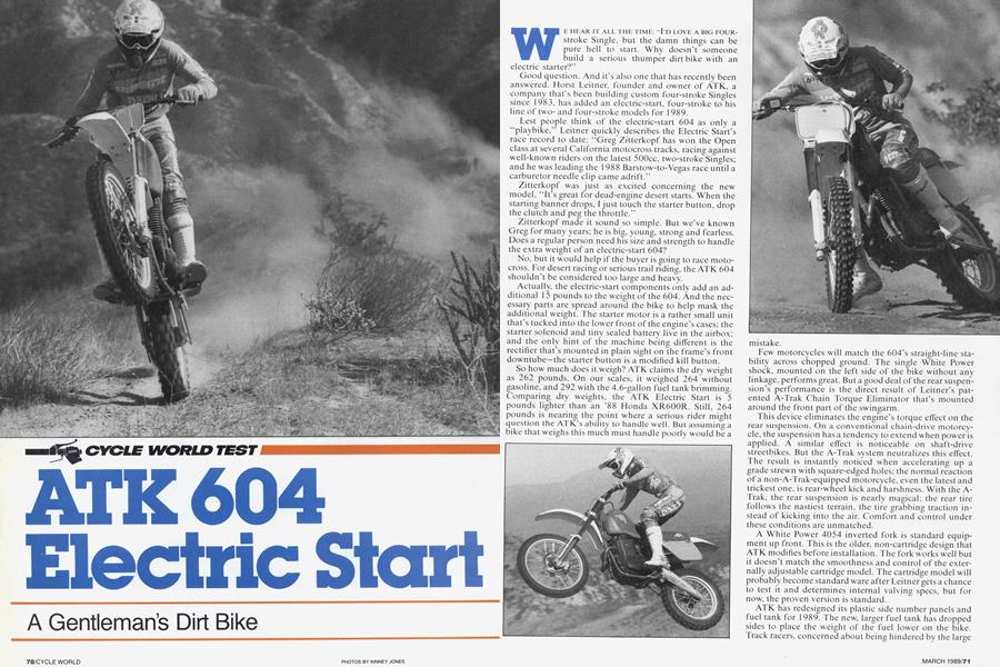 Atk 604 Electrical Start