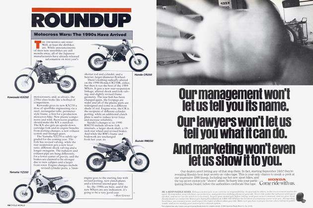 The Ten Best Motorcycles of 1989 | Cycle World | OCTOBER 1989