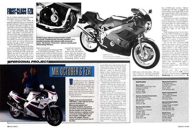 rie Zx-11 For the Long Haul | Cycle World | AUGUST 1993