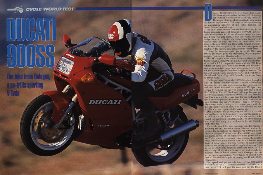 Ducati 900ss | Cycle World | JULY 1991