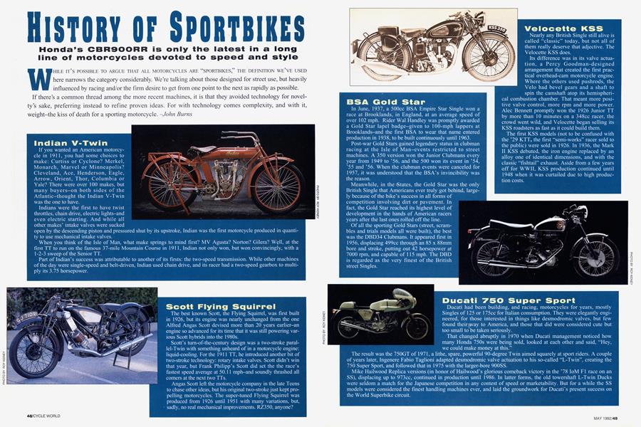 History of Sportbikes