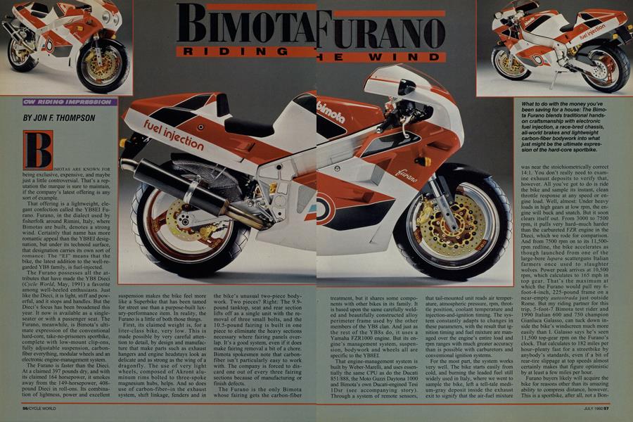 Bimota Furano | Cycle World | JULY 1992