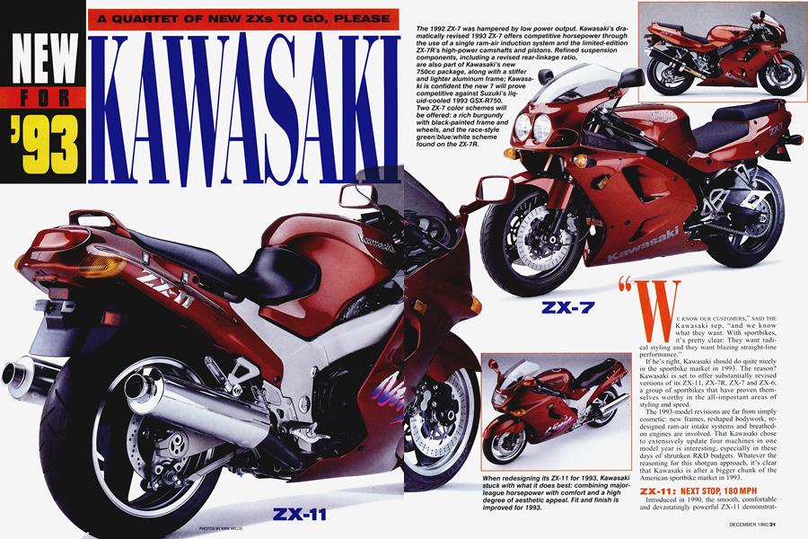 Kawasaki | Cycle World | DECEMBER 1992