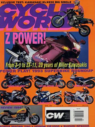 APRIL 1993 | Cycle World