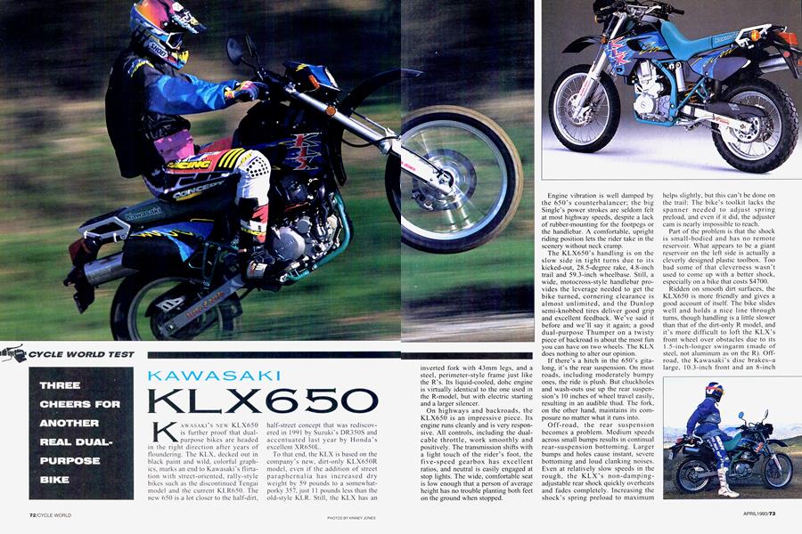 Kawasaki KLX 650 C, 1993 