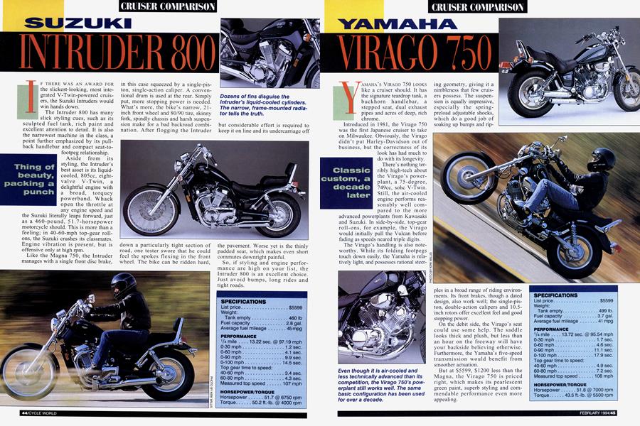 1994 Suzuki VS 800 Intruder specifications and pictures