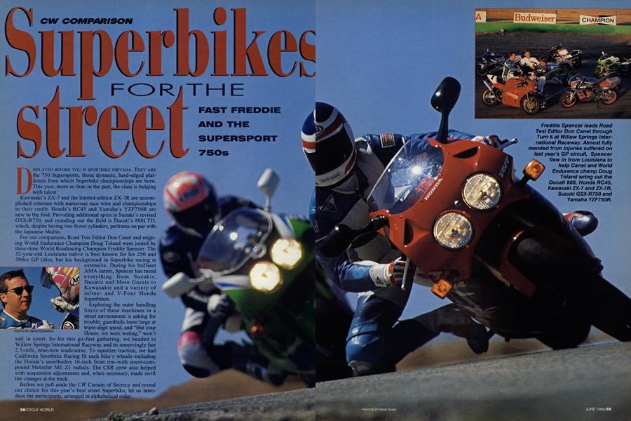 Superbikes For the Street