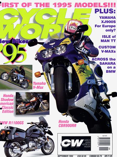 Issue: - September 1994 | Cycle World