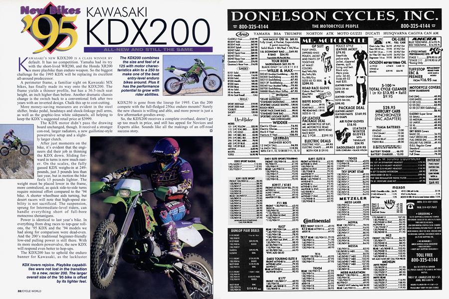 Kawasaki Kdx200 | Cycle World | DECEMBER 1994