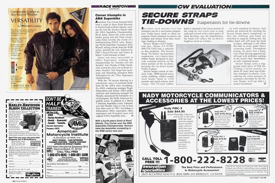 Secure Straps Tie-Downs