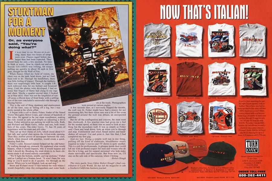 Stuntman For A Moment