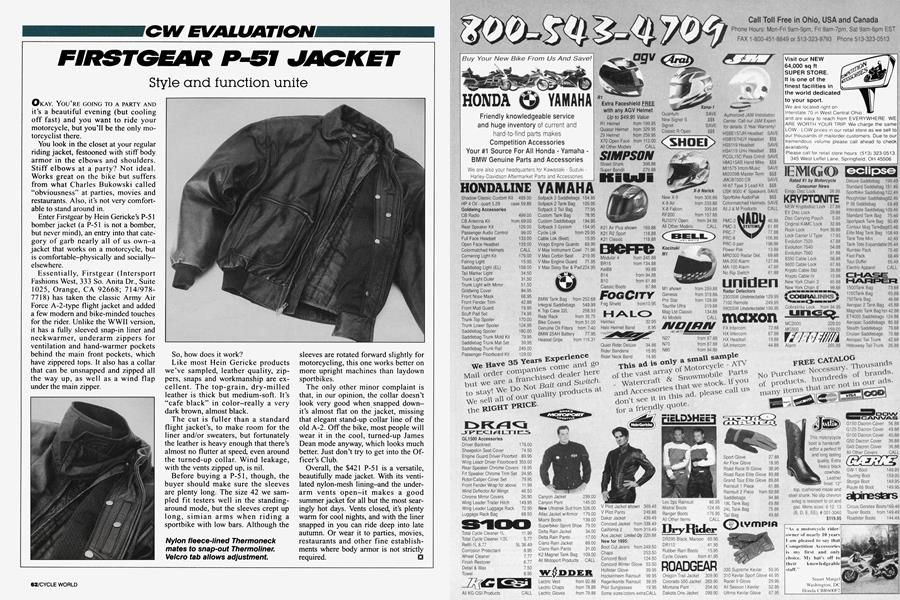 Firstgear P-51 Jacket