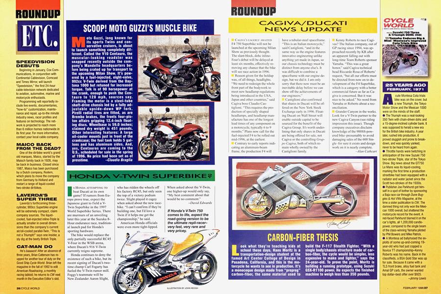 Scoop! Moto Guzzi's Muscle Bike
