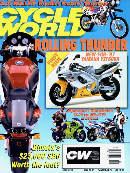 Issue: - June 1996 | Cycle World
