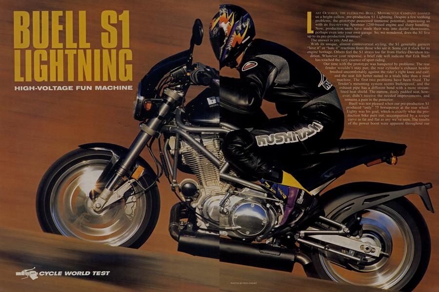 Buell S1 Lightning | Cycle World | JULY 1996