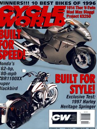 OCTOBER 1996 | Cycle World
