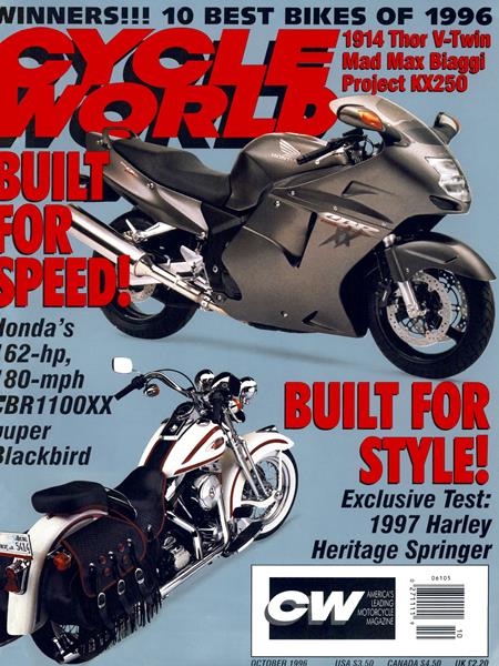 Issue: - October 1996 | Cycle World