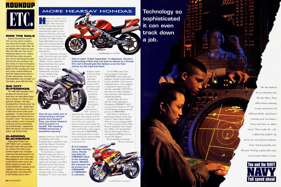 More Hearsay Hondas