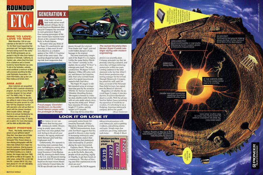 Lock It Or Lose It | Cycle World | NOVEMBER 1996