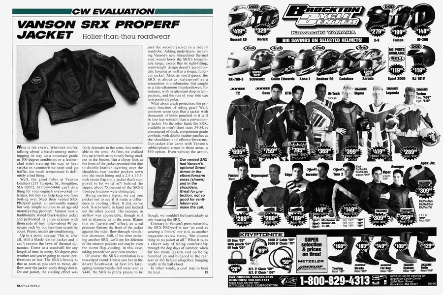 Vanson Srx Properf Jacket