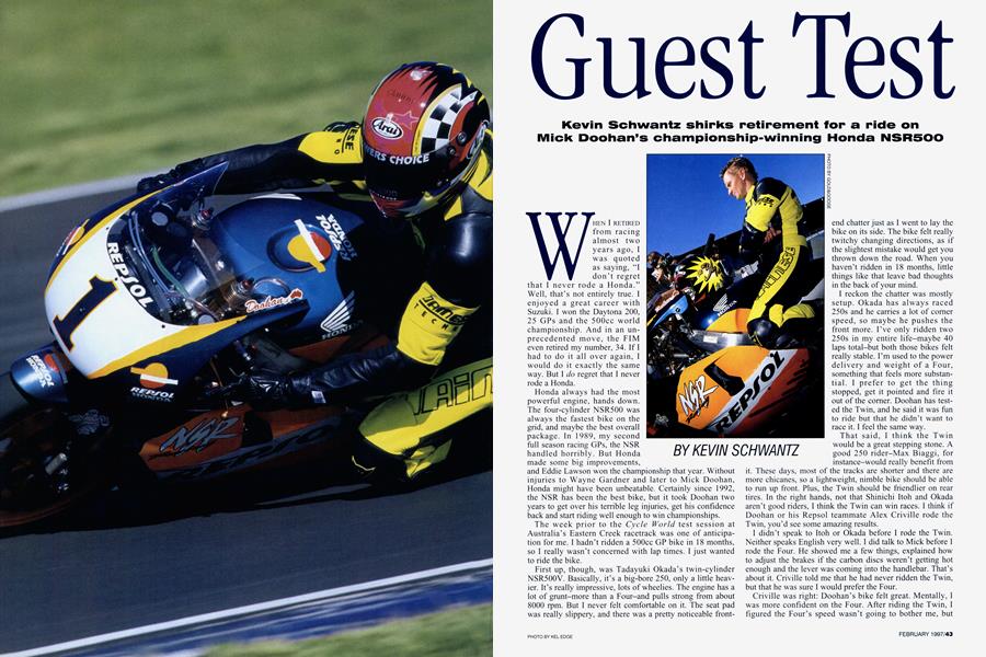 Guest Test | Cycle World | FEBRUARY 1997