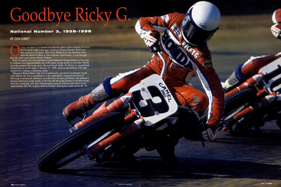 Goodbye Ricky G. | Cycle World | MAY 1998