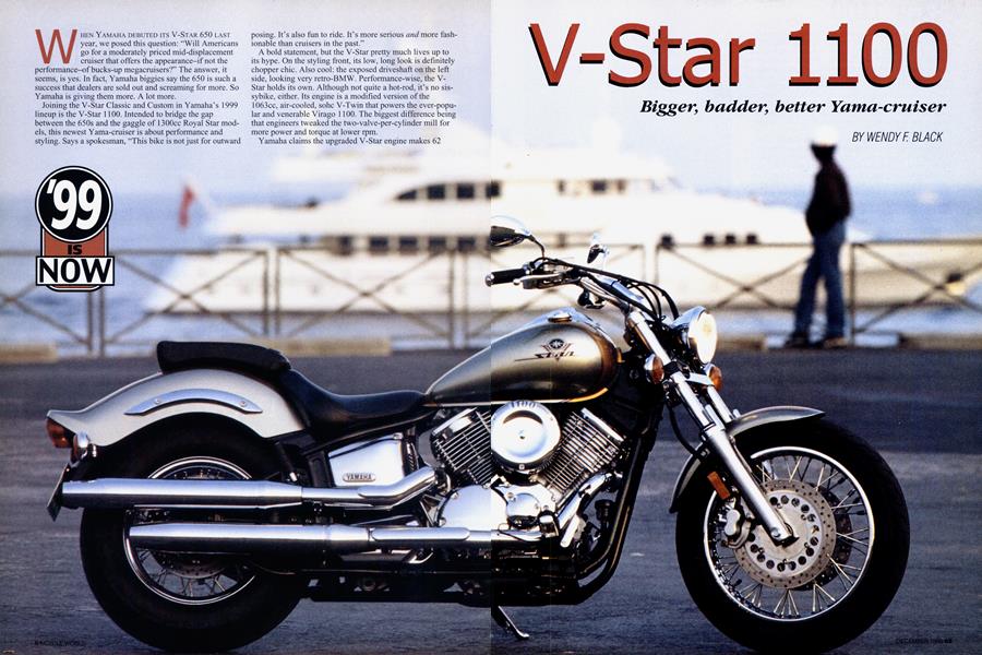 V-Star 1100 | Cycle World | DECEMBER 1998