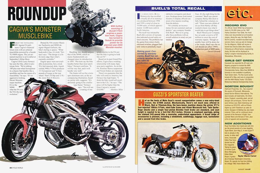 Guzzi's Sportster Beater | Cycle World | AUGUST 1999