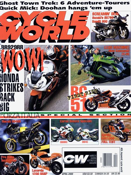 Issue: - April 2000 | Cycle World