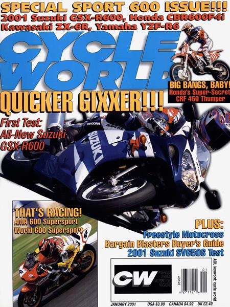 Issue: - January 2001 | Cycle World