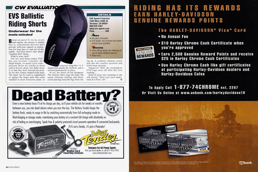 Evs Ballistic Riding Shorts