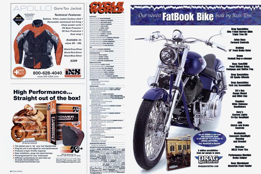 Ixs Motorcycle Fashion: Apollo Gore-Tex Jacket | Cycle World | MARCH 2001