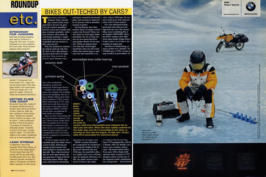 Bikes Out-Teched By Cars?