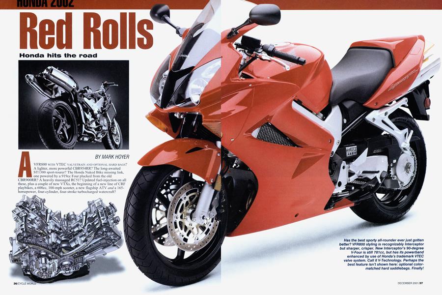 Red Rolls | Cycle World | DECEMBER 2001